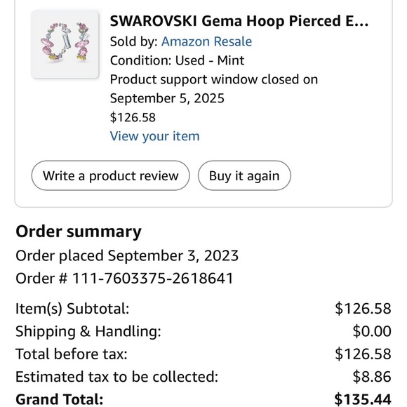 Elegant Swarovski Multicolor Hoop Earrings - Picture 4 of 7